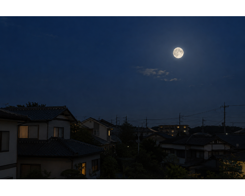 今夜は、中秋の名月。