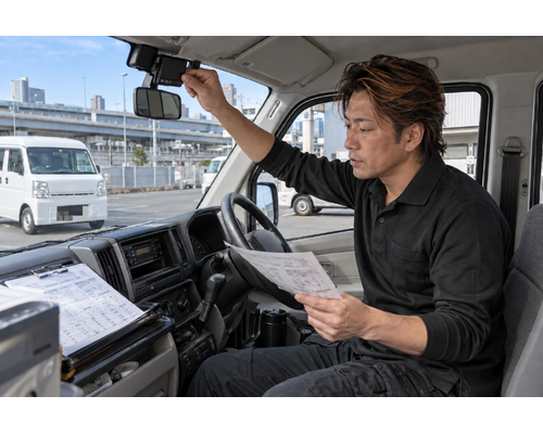 春から変わる首都高の料金、今のうちに確認をに関連する軽貨物配送の作業風景