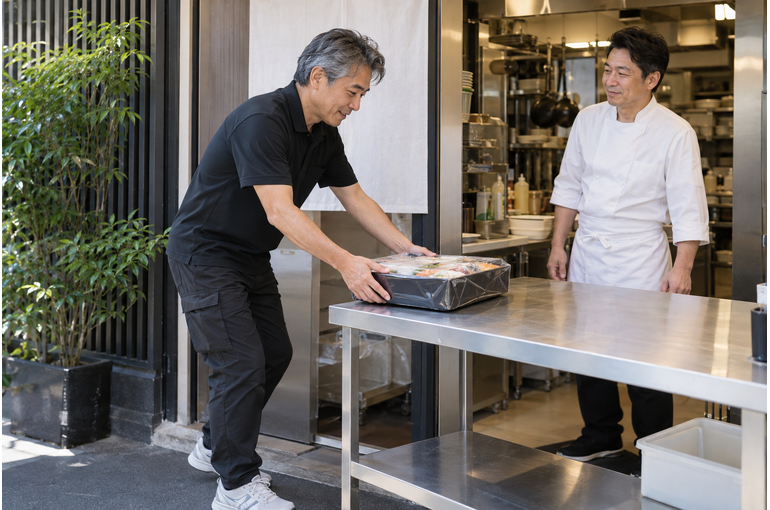 鶴見区発ケータリング1件チャーター。受け渡し条件からご相談を