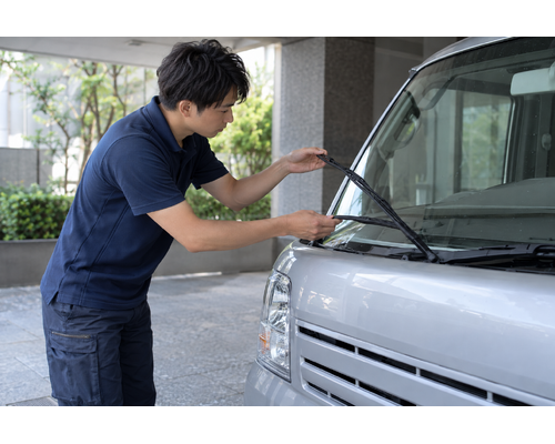 軽バンのワイパーと視界。雨が降る前に確認したいこと