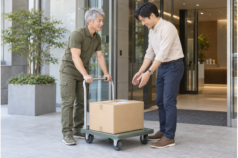 金沢区〜中央区の1件チャーター便。納品は当日17時まででOK