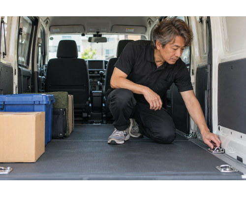 長距離便の出発前。荷物と受け渡し情報をもう一度