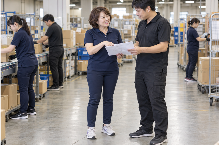 町田市のAmazonセンター管理業務。週5日・シフト制