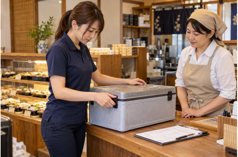 大田区のお弁当配送。曜日よりも、その日の終了予定を確認