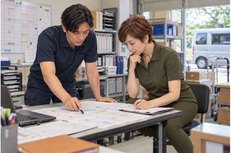 8月もありがとうございました。9月の配送・稼働相談へ