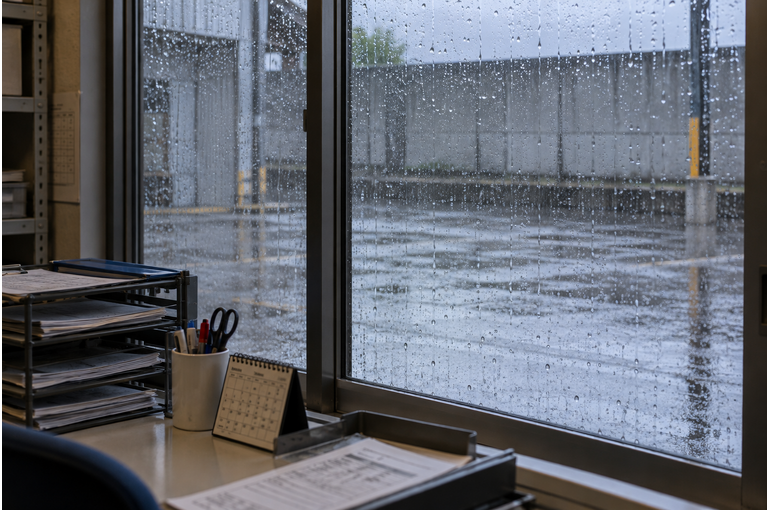 静岡県で大雨。配送先の状況は雨が弱まってからも確認を