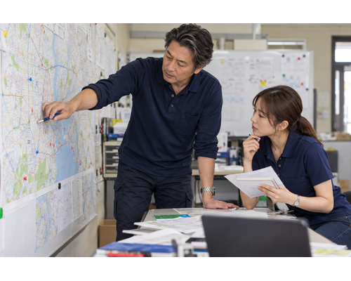 都内配送、今日は交通規制の情報を先に確認して