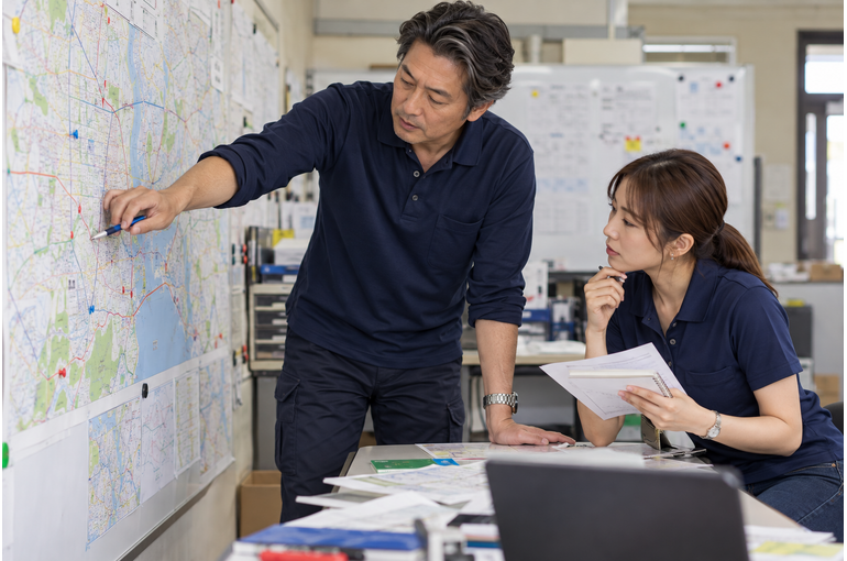 都内配送、今日は交通規制の情報を先に確認して