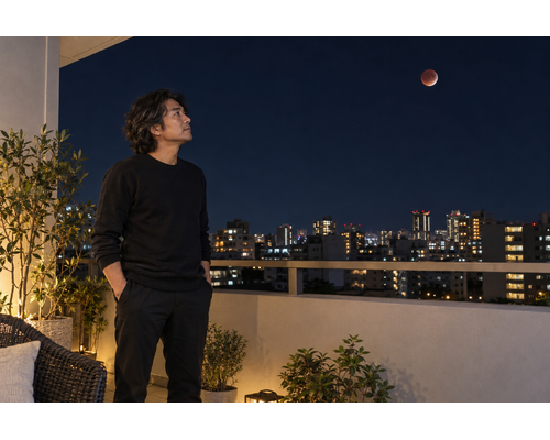 今夜は皆既月食。夜間配送の途中で空を見上げるなら安全な場所で