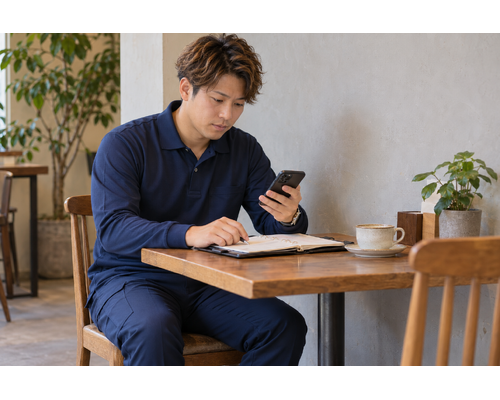 午後の空き時間に1件チャーター便。掛け合わせは終了の幅も考えて