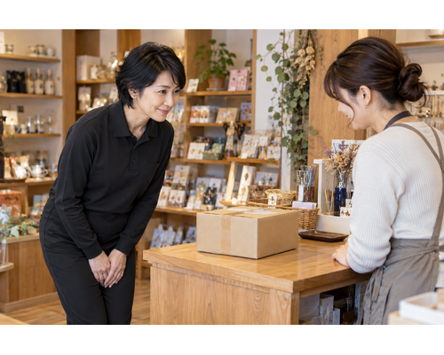 勤労感謝の日。配送を支える受け渡しのひと言