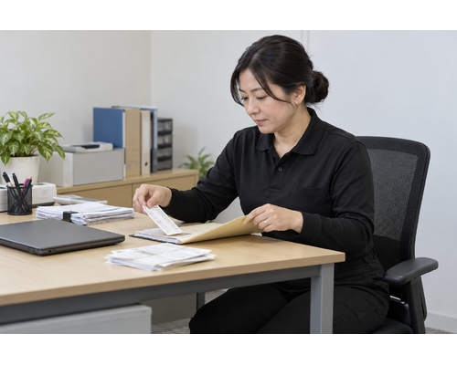 納品が終わったら。伝票をため込まず次の確認へ