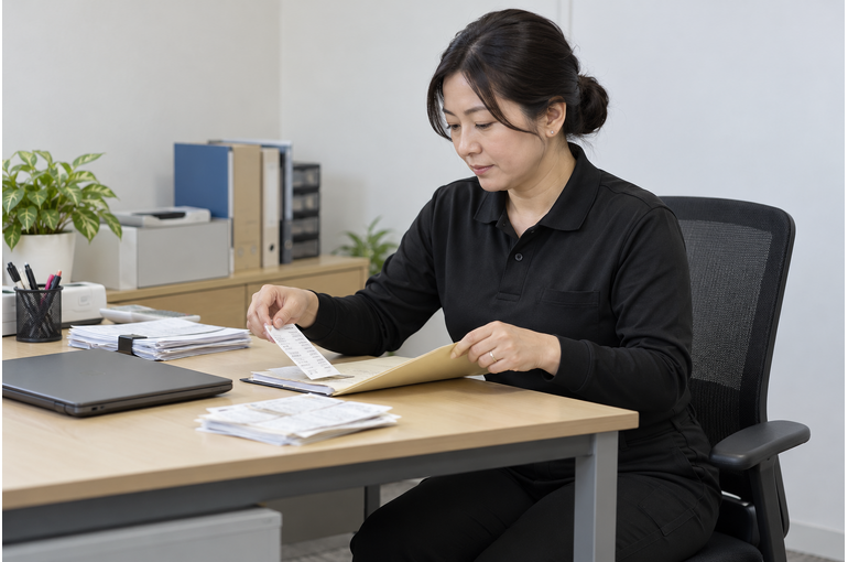 納品が終わったら。伝票をため込まず次の確認へ
