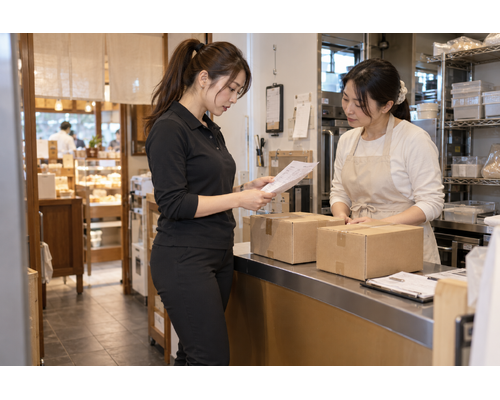 食品の配送は、置く場所まで清潔に。積み込み前のひと確認