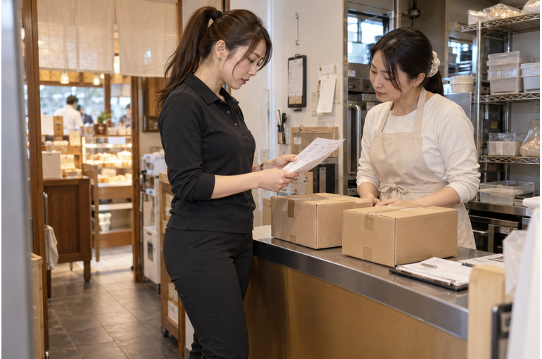 食品の配送は、置く場所まで清潔に。積み込み前のひと確認