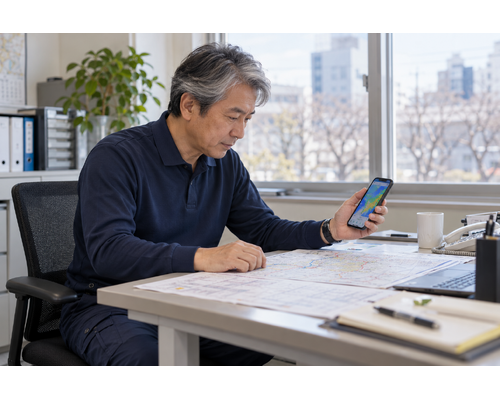 道路情報は、古い画面のままにしない。出発前に更新を