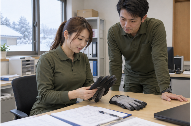 寒い日の荷下ろし。手袋は暖かさと作業のしやすさで選ぼう