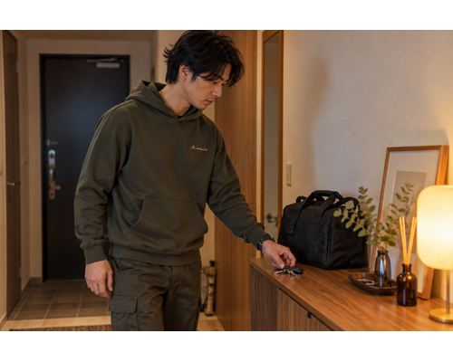 早朝の配送、出発してから探し物をしない準備を