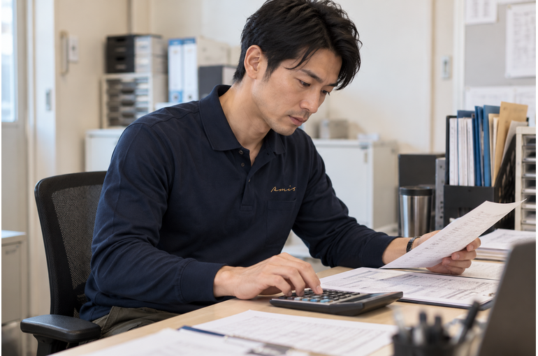 年度末の請求、配送完了の記録と金額を先に突き合わせよう